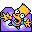 Folder Bart reaching up purple Icon